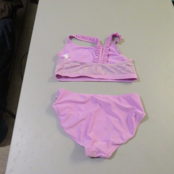 Purple 2 Pcs Cat & Jack Bikini Swimsuit Size XL - Picture 5 of 11